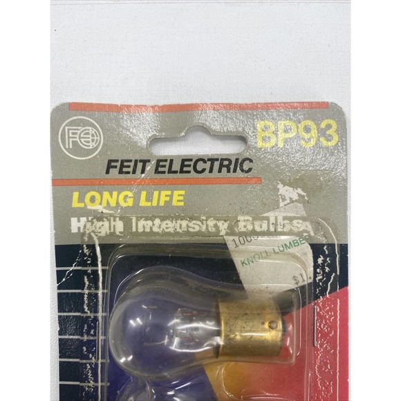 Pack of 2 Feit Electric Long Life 12v High Intensity Bulbs Longer life BP93 - Picture 4 of 8